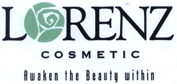 Mẫu nhãn hiệu LORENZ COSMETIC AWAKEN THE BEAUTY WITHIN