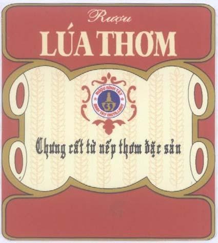 Mẫu nhãn hiệu Rượu Lúa Thơm BT Bình Tây DISTILLERY