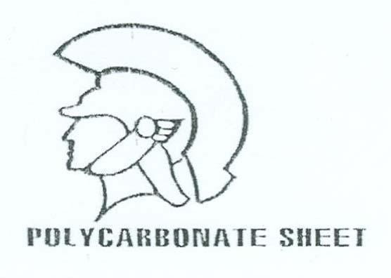 Mẫu nhãn hiệu POLYCARBONATE SHEET