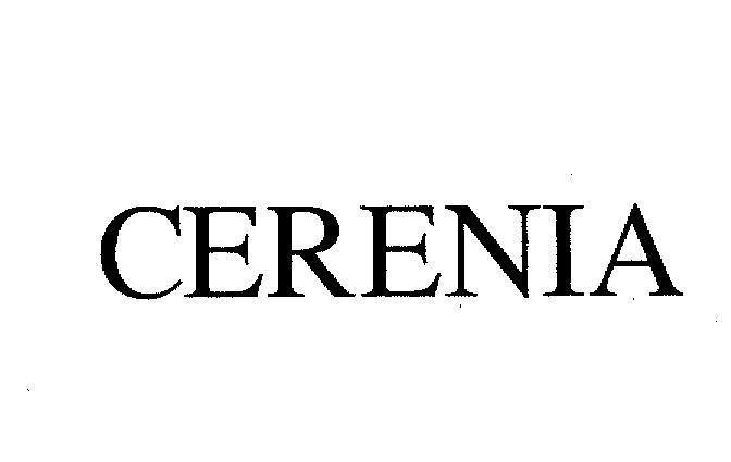 Mẫu nhãn hiệu CERENIA