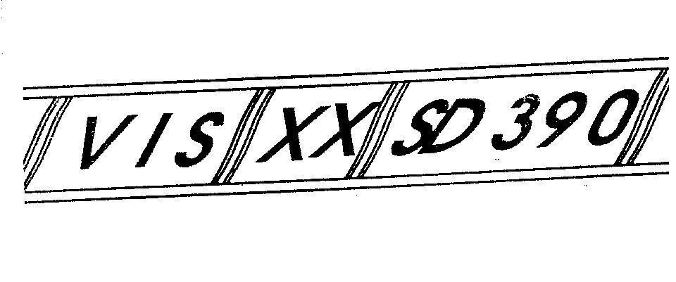 Mẫu nhãn hiệu VIS XX SD 390