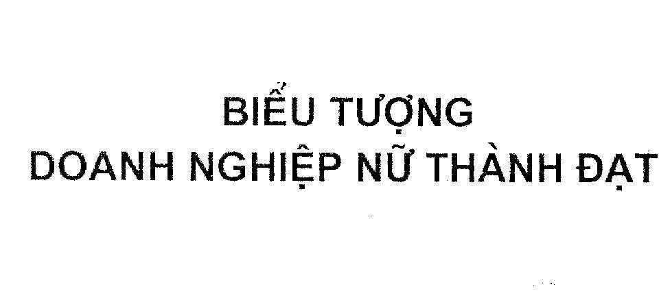 Mẫu nhãn hiệu BIEU TUONG DOANH NGHIEP NU THANH DAT