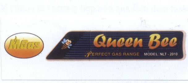 Mẫu nhãn hiệu MGAS QUEEN BEE PERFECT GAS RANGE MODEL NLT 2010