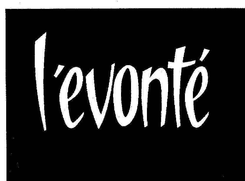 Mẫu nhãn hiệu L EVONTE