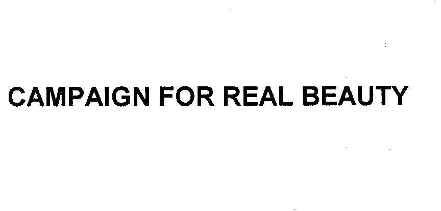 Mẫu nhãn hiệu CAMPAIGN FOR REAL BEAUTY
