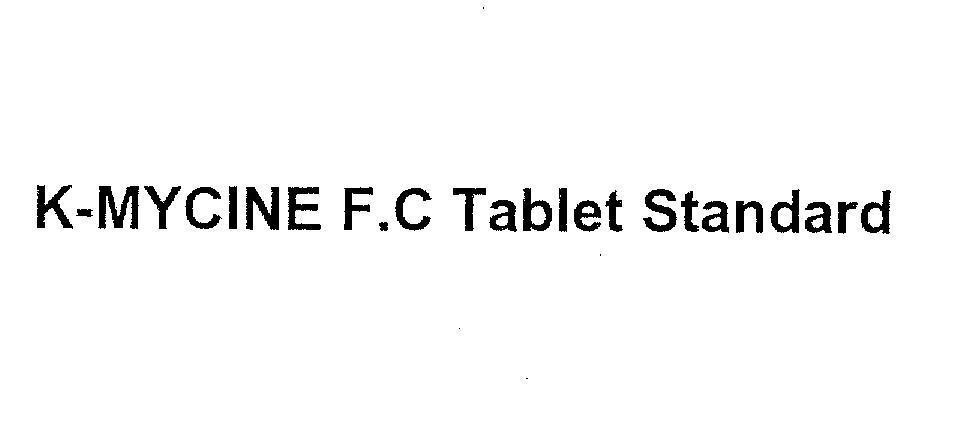 Mẫu nhãn hiệu K MYCINE F C TABLET STANDARD
