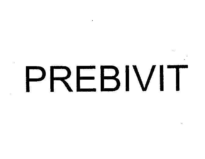 Mẫu nhãn hiệu PREBIVIT