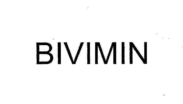 Mẫu nhãn hiệu BIVIMIN
