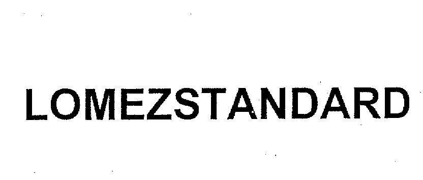 Mẫu nhãn hiệu LOMEZSTANDARD