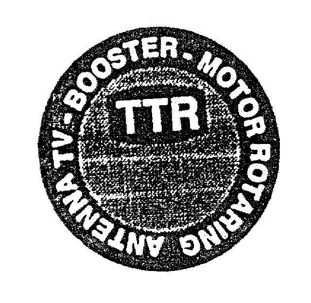Mẫu nhãn hiệu TTR ANTENNA TV BOOSTER MOTOR ROTARING