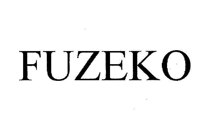 Mẫu nhãn hiệu FUZEKO
