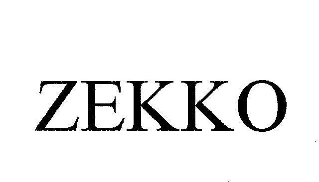 Mẫu nhãn hiệu ZEKKO