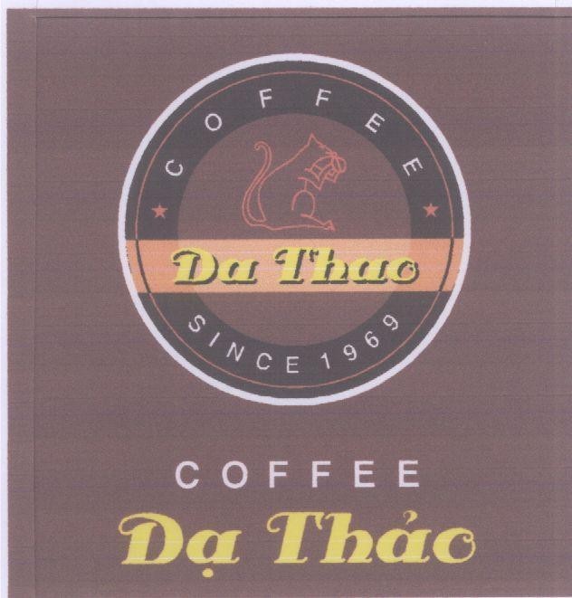 Mẫu nhãn hiệu Dạ Thảo COFFEE SINCE 1969