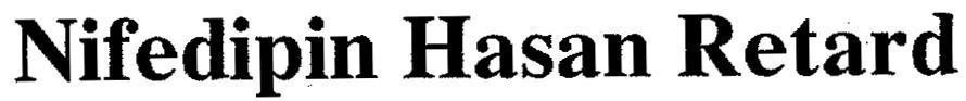 Mẫu nhãn hiệu NIFEDIPIN HASAN RETARD