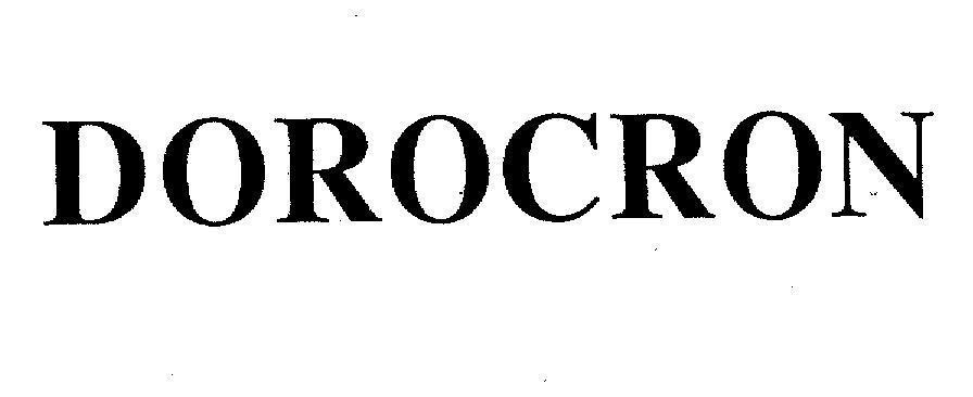 Mẫu nhãn hiệu DOROCRON