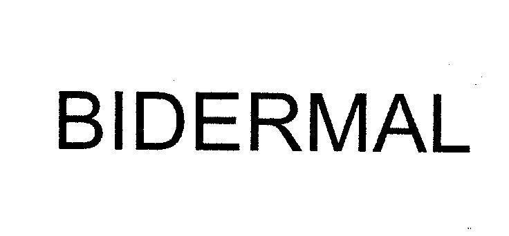 Mẫu nhãn hiệu BIDERMAL