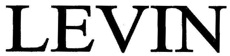 Mẫu nhãn hiệu LEVIN