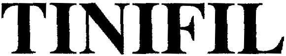 Mẫu nhãn hiệu TINIFIL