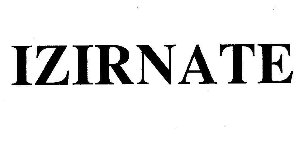 Mẫu nhãn hiệu IZIRNATE