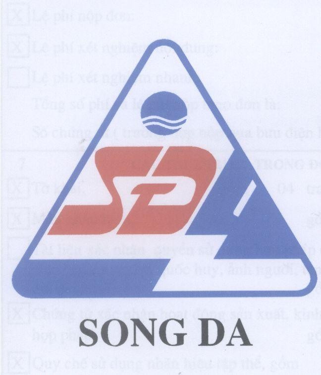 Mẫu nhãn hiệu SD SONG DA