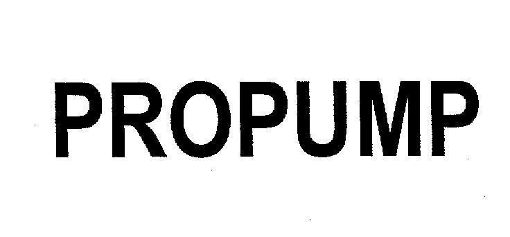 Mẫu nhãn hiệu PROPUMP