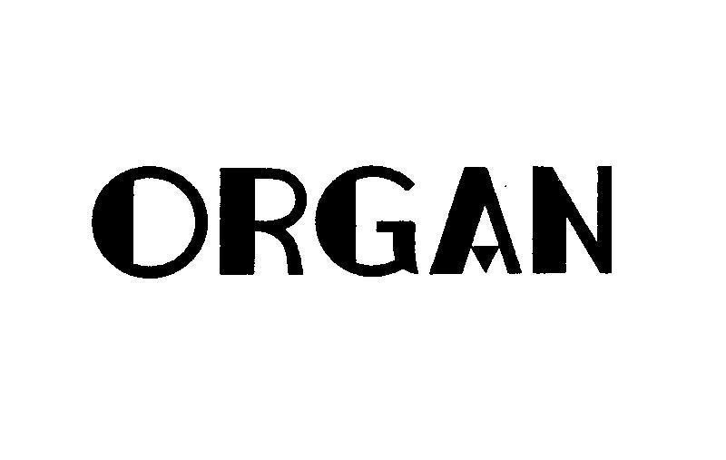 Mẫu nhãn hiệu ORGAN