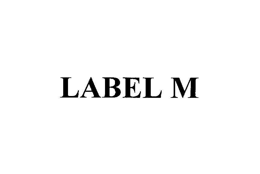 Mẫu nhãn hiệu LABEL M