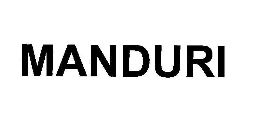 Mẫu nhãn hiệu MANDURI