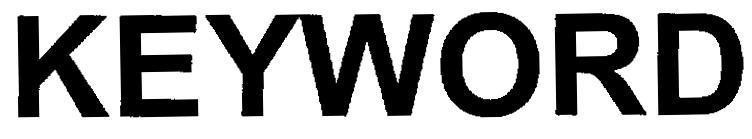 Mẫu nhãn hiệu KEYWORD