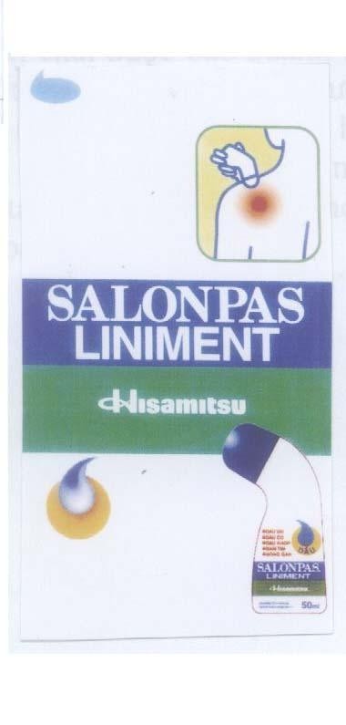 Mẫu nhãn hiệu SALONPAS LINIMENT HISAMITSU