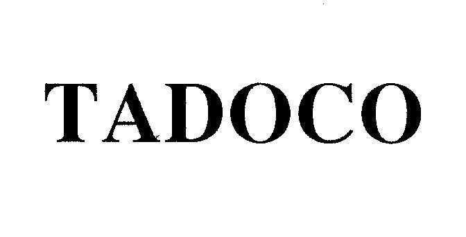 Mẫu nhãn hiệu TADOCO