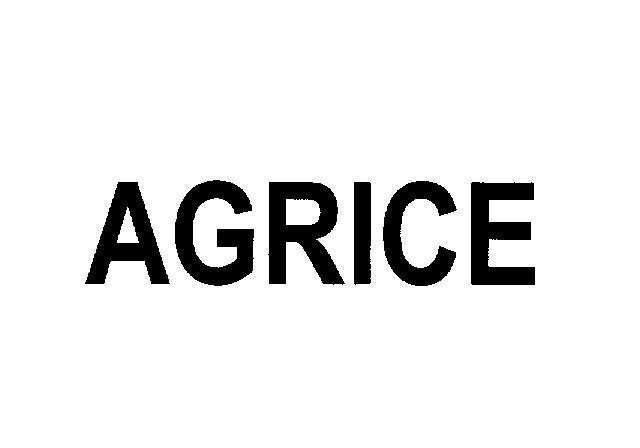 Mẫu nhãn hiệu AGRICE