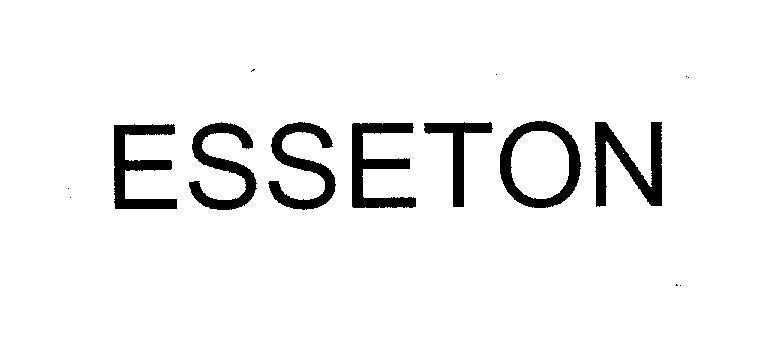 Mẫu nhãn hiệu ESSETON