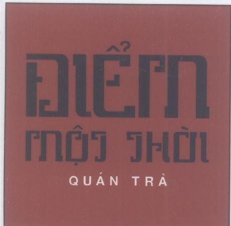 Mẫu nhãn hiệu DIEM MOT THOI QUAN TRA