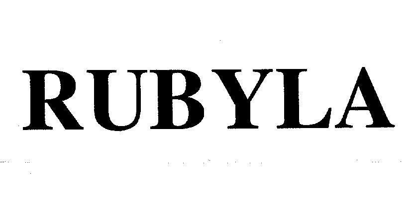 Mẫu nhãn hiệu RUBYLA