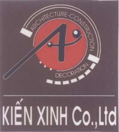 Mẫu nhãn hiệu A Kiến Xinh ARCHITECTURE CONSTRUCTION DECORATION CO LTD
