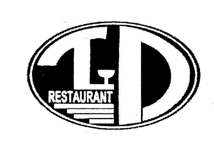Mẫu nhãn hiệu TD RESTAURANT