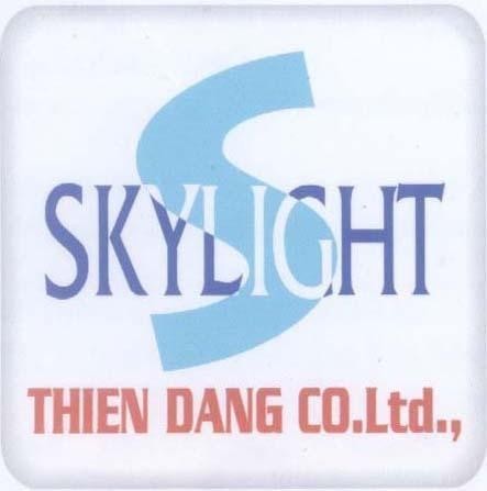 Mẫu nhãn hiệu S SKYLIGHT THIEN DANG CO LTD