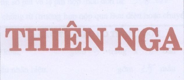 Mẫu nhãn hiệu THIÊN NGA