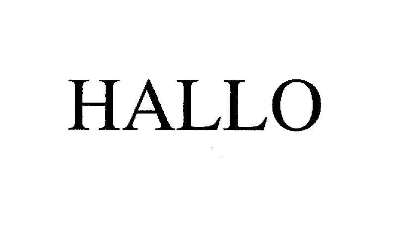 Mẫu nhãn hiệu HALLO