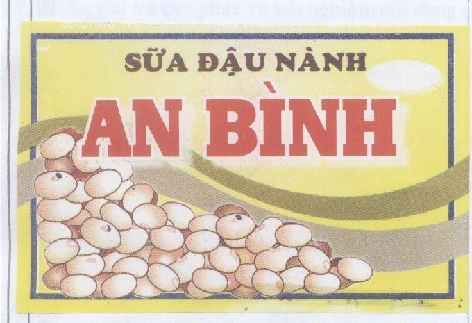 Mẫu nhãn hiệu AN BìNH SữA ĐậU NàNH