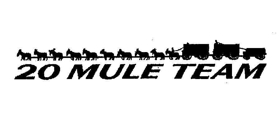 Mẫu nhãn hiệu 20 MULE TEAM