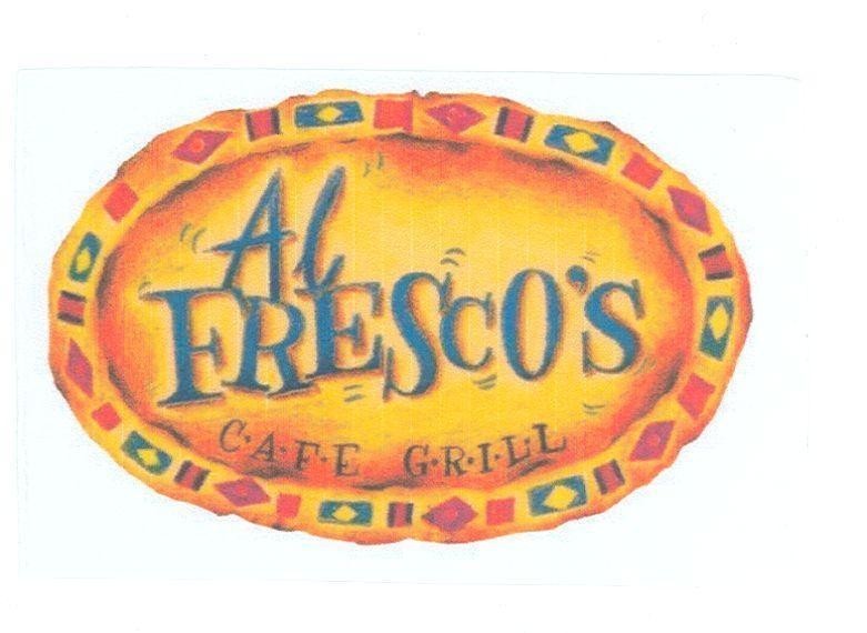 Mẫu nhãn hiệu AL FRESCO'S CAFE GRILL
