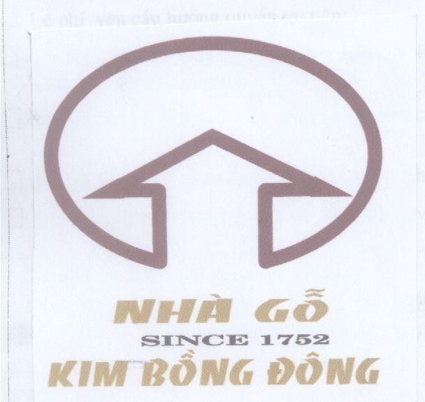 Mẫu nhãn hiệu KIM Bồng Đông Nhà gỗ SINCE 1752