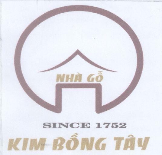 Mẫu nhãn hiệu KIM Bồng Tây Nhà gỗ SINCE 1752