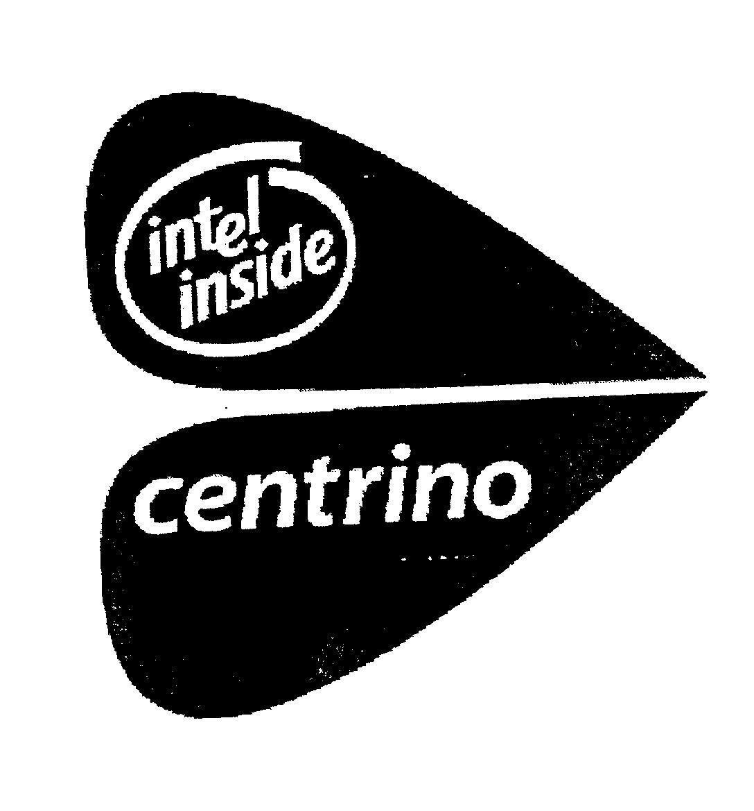 Mẫu nhãn hiệu CENTRINO INTEL INSIDE