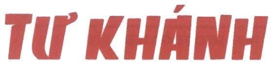 Mẫu nhãn hiệu TƯ KHáNH