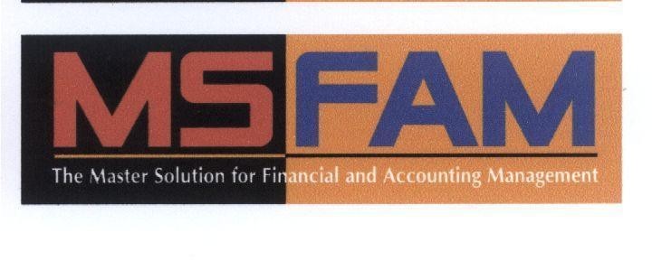 Mẫu nhãn hiệu MSFAM The Master Solution for Financial and Accounting Management