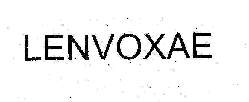 Mẫu nhãn hiệu LENVOXAE