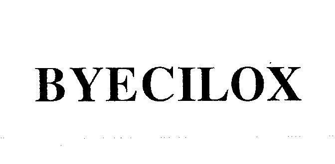 Mẫu nhãn hiệu BYECILOX